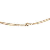 Tiffany & Co 18K Rose Gold Double Chain Infinity Necklace Size 16" » U212
