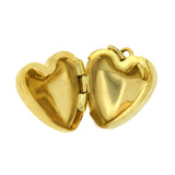 Auth Tiffany & Co. 18k Yellow Gold Heart Locket Pendant »U57