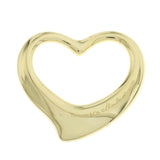 Tiffany & Co. 18k Yellow Gold Elsa Peretti Open Heart Pendant Extra Large 36mm
