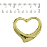 Tiffany & Co. 18k Yellow Gold Elsa Peretti Open Heart Pendant Extra Large 36mm